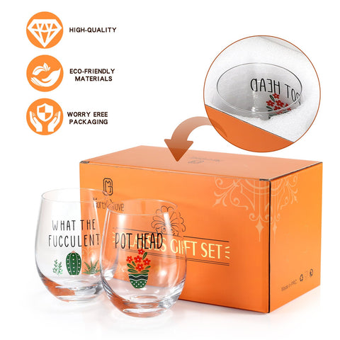 Gift-ready packaging on MortyGrove wine glasses makes gifting effortless.