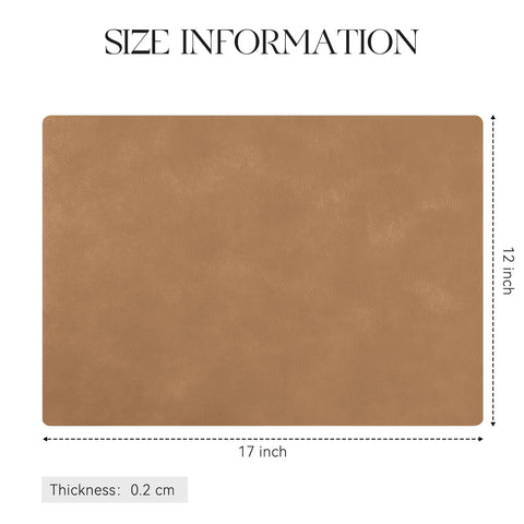 MOSAYT camel color placemats elevate table decor for casual and formal meals