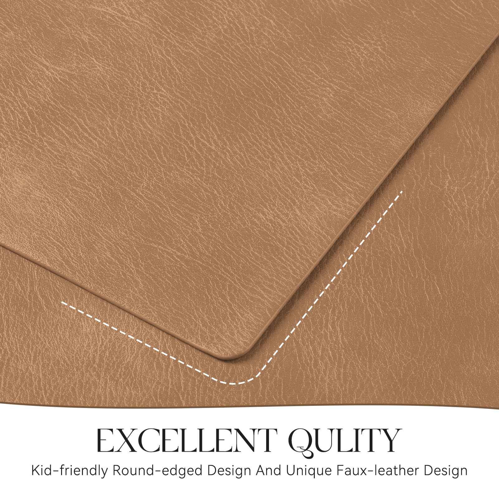 MOSAYT placemats reduce noise from plates and flatware on busy table settings
