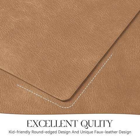 MOSAYT placemats reduce noise from plates and flatware on busy table settings