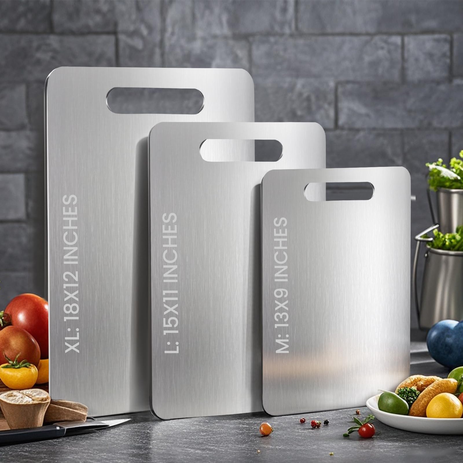 MOSDOOK titanium cutting board dishwasher-safe for quick cleanup after meals.