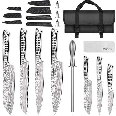 MOSFiATA 12-piece chef knife for precise, effortless slicing
