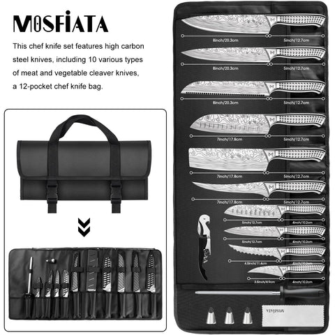 MOSFiATA Santoku knife close-up for versatile slicing tasks