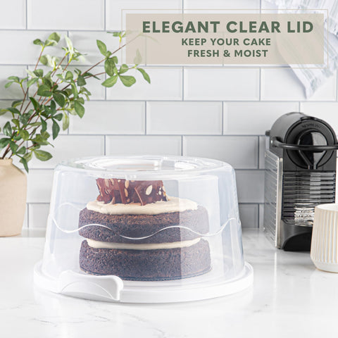 MosJos clear dome enhances presentation and preserves freshness.