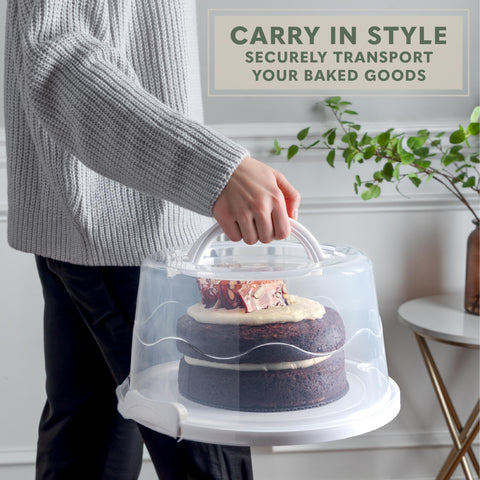 MosJos elegant Claire lid adds style while revealing desserts.