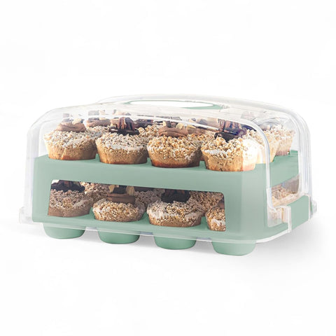 Professional looking cupcake carrier ready for events