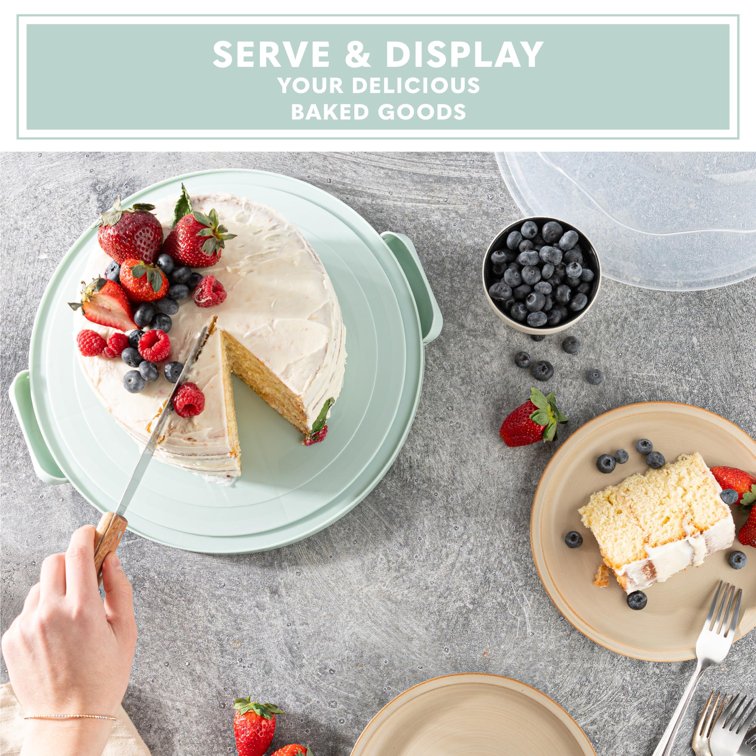 MosJos five-section tray for versatile dessert serving