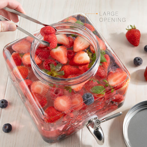 MosJos fruit infusion capability lets you add berries or citrus.