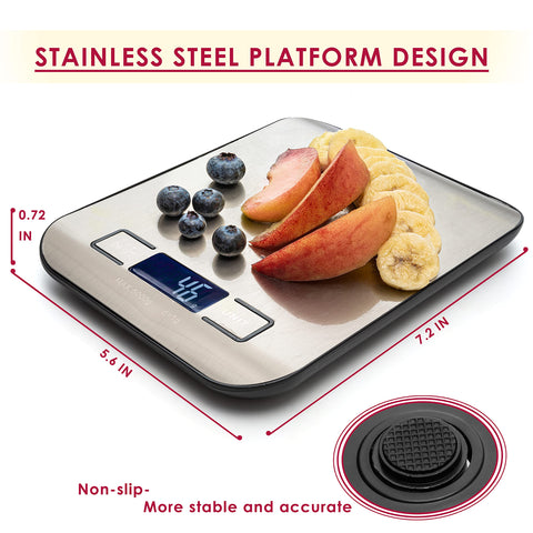 Moss & Stone scale with clear display for easy reading while cooking.