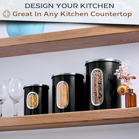 Moss & Stone nesting design saves space in pantry or cabinet.