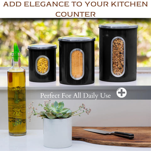 Moss & Stone small 12 oz spice jar fits herbs or sugar with a window.
