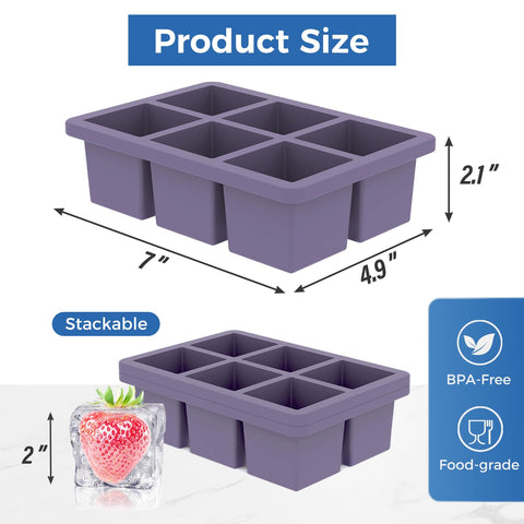 Mossime BPA-free, food-safe silicone for repeated use.