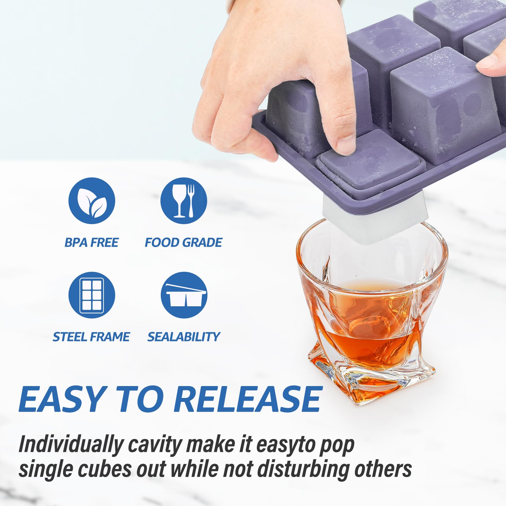 Mossime independent compartments ensure easy release without disturbing others.