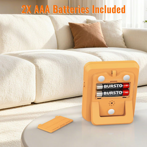 MOSTRUST adjustable volume and red light alert for clear notifications.