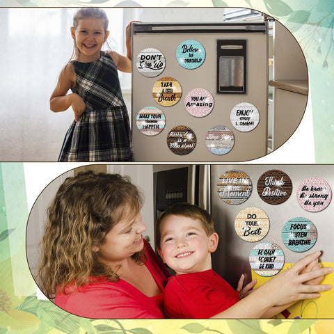 Motipuns Diamond Painting Magnets decorate homes and offices with vibrant patterns.