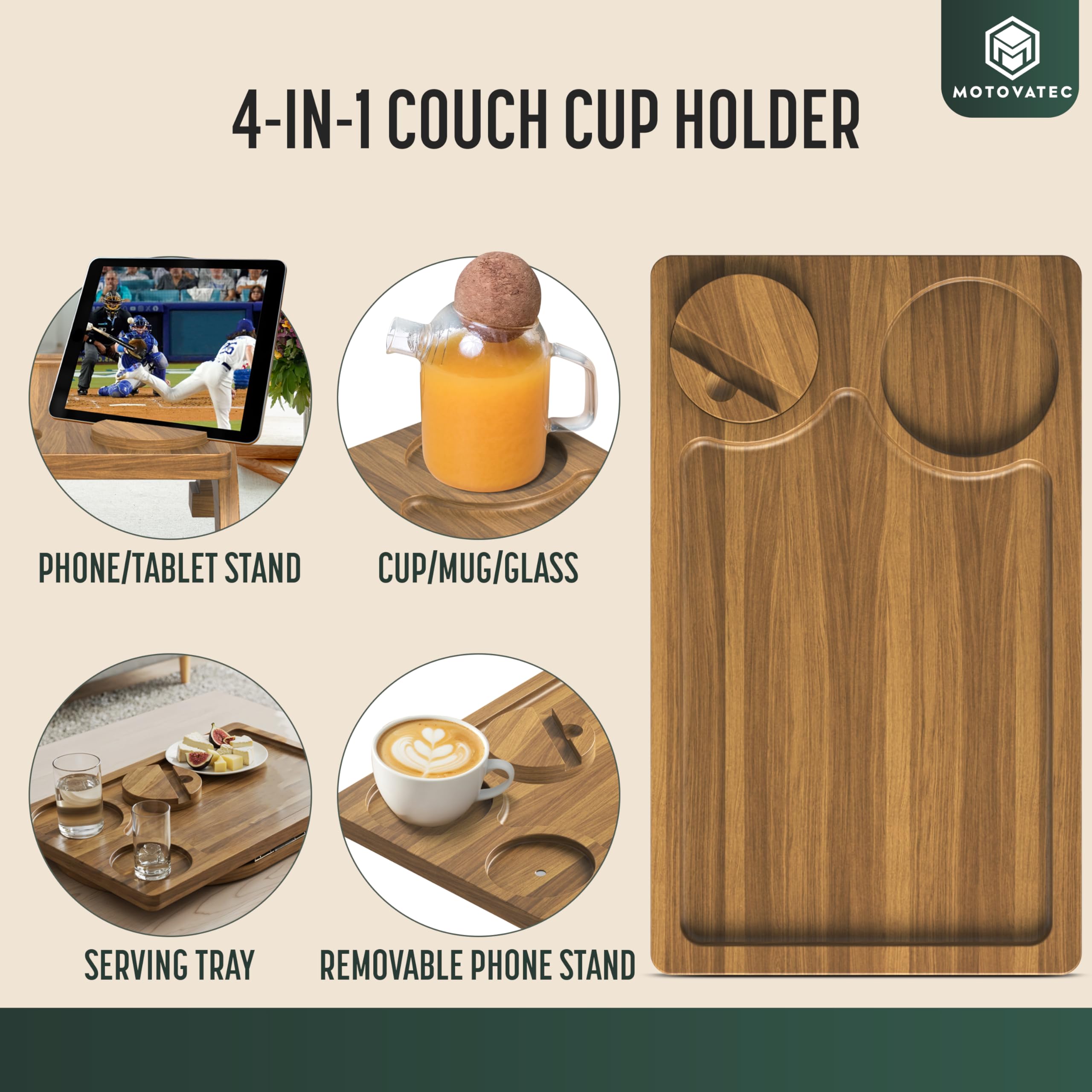 Fold-flat tray used for snacks during a cozy movie night on the sofa.