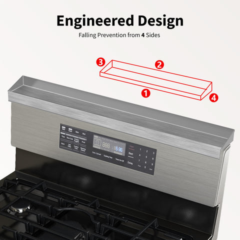 Mount Walker stainless steel construction highlights a durable kitchen organizer.
