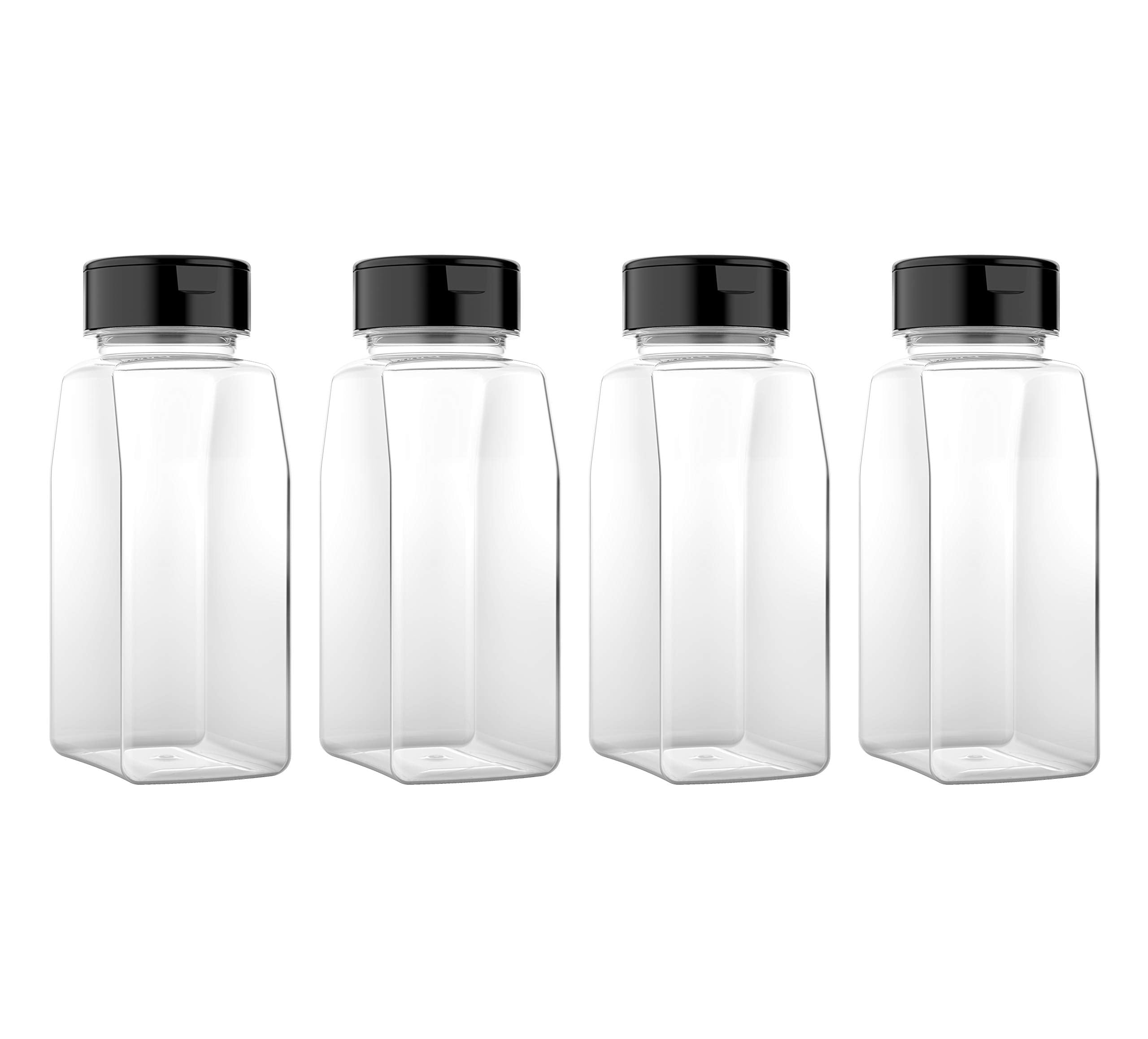 Mountain West clear spice jar helps you quickly identify contents while cooking.