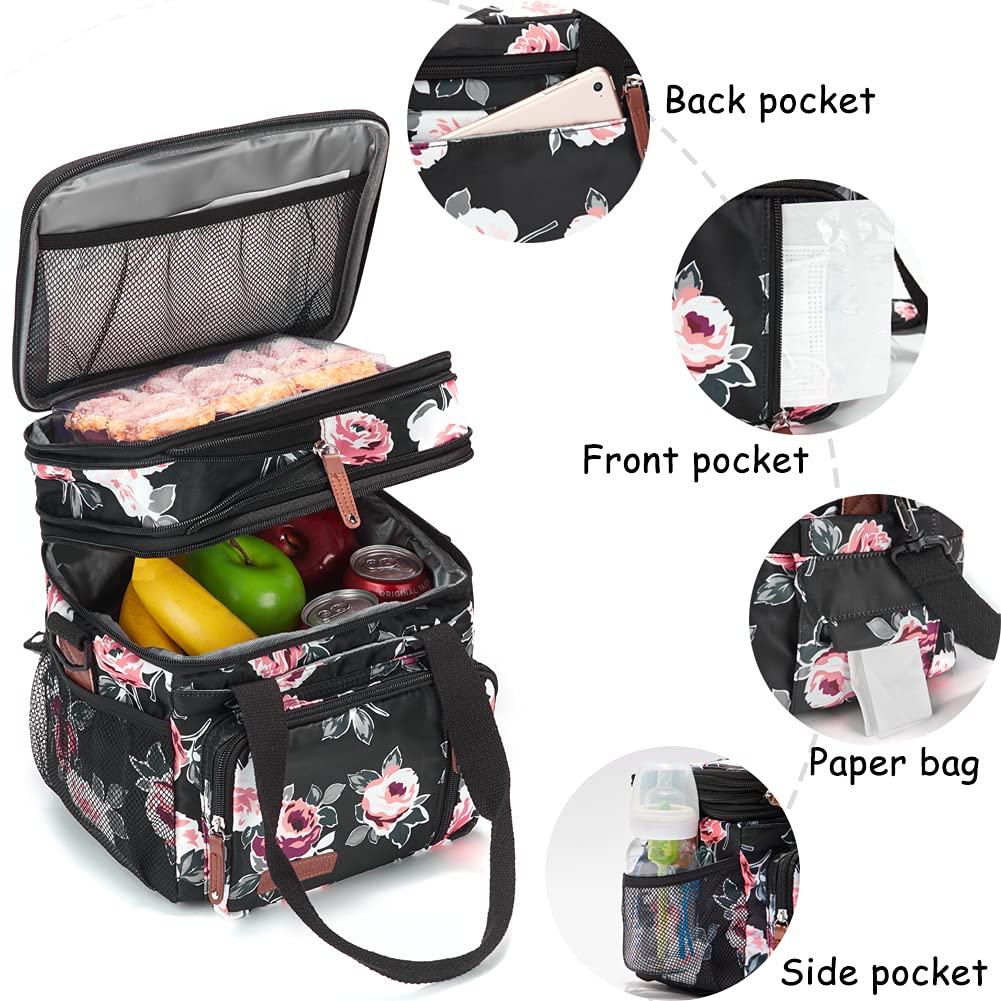 MOV COMPRA lunch bag interior insulation keeps meals fresh and warm or cold