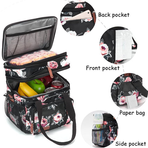 MOV COMPRA lunch bag interior insulation keeps meals fresh and warm or cold