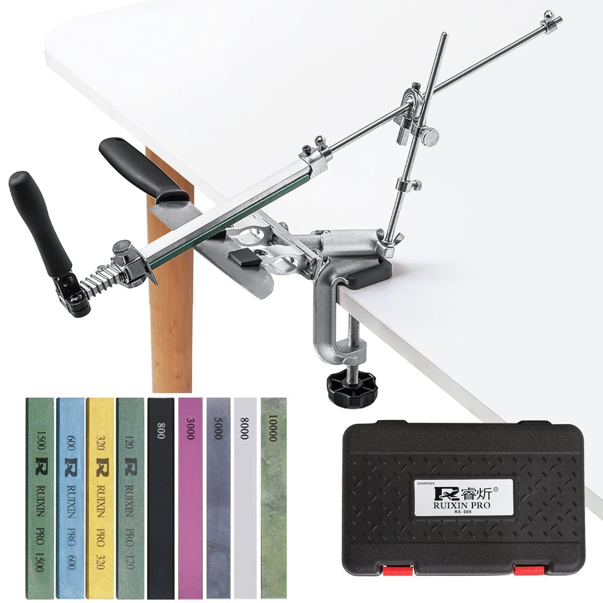 MOVIRON Ruixin Pro RX-009 fixed-angle design secures stability for precise sharpening