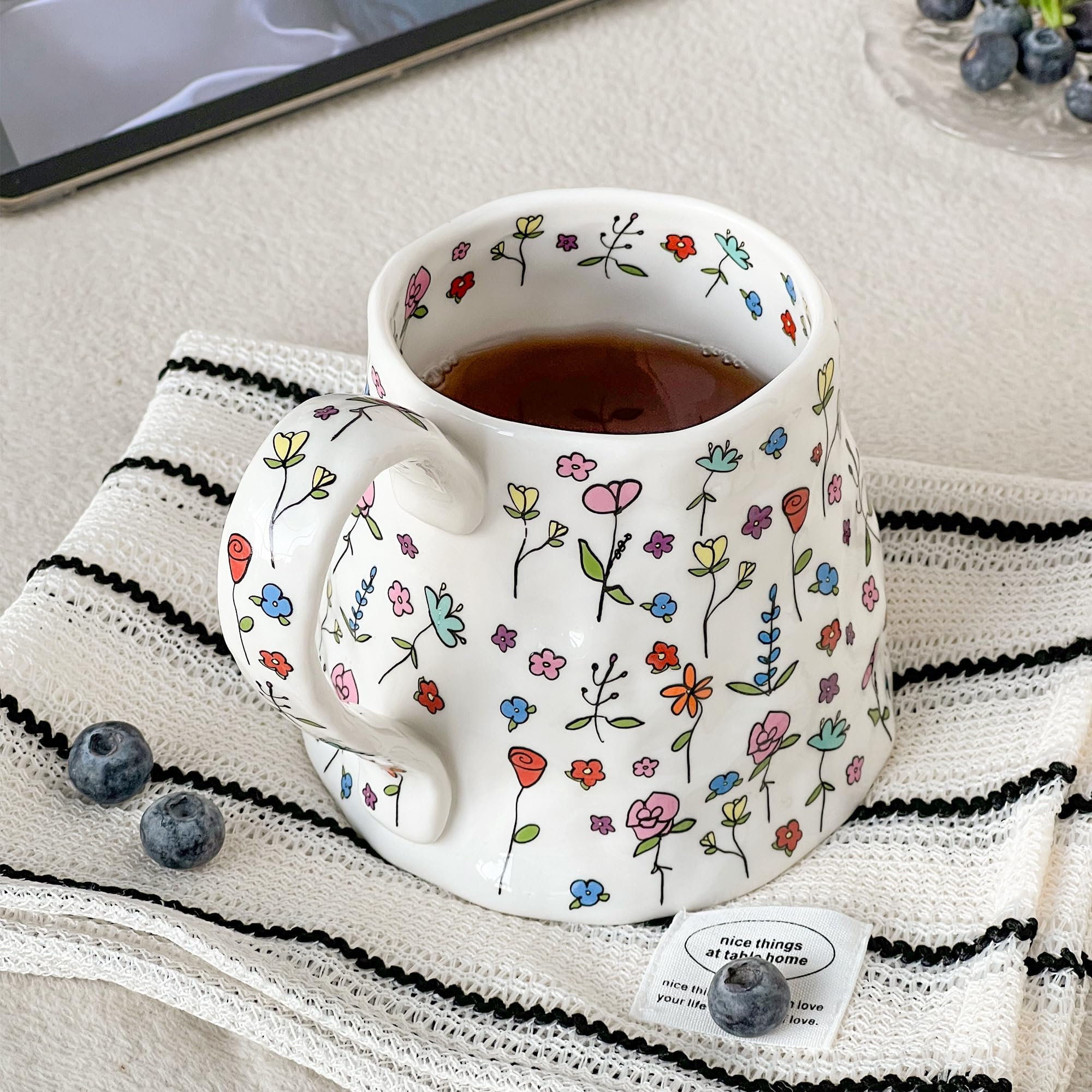 Movlen mug is microwave, dishwasher, and oven safe for easy care.