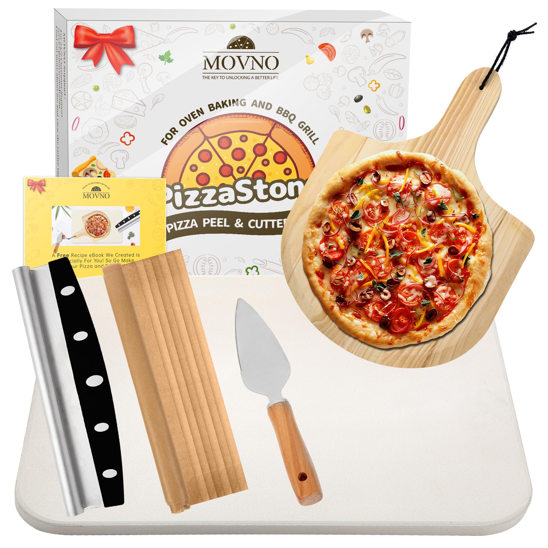 MOVNO multipurpose baking stone expands home baking beyond pizzas