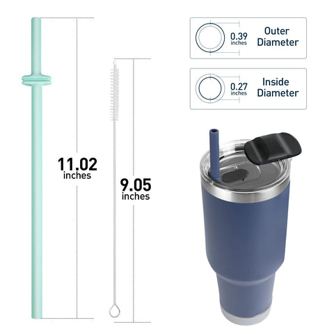 MOVOLIVI straw inner diameter 0.27in for smooth sipping.
