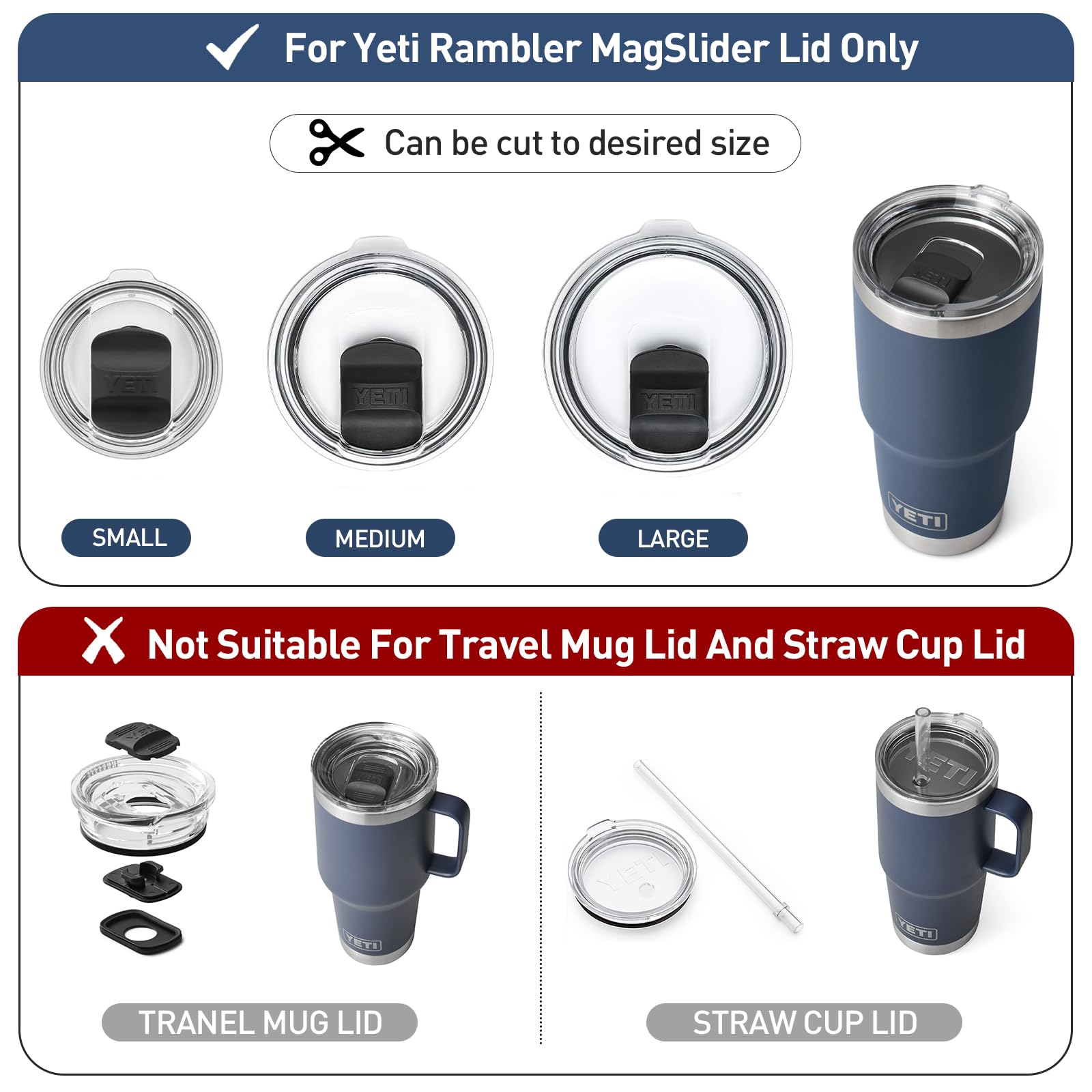 MOVOLIVI straw length 11in for tall Yeti tumblers.