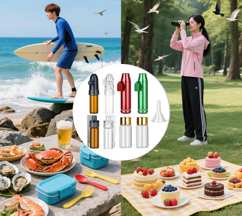 MQHMQH leak-proof compact spice storage keeps seasonings dry