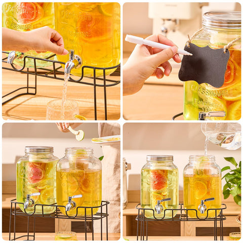 MQRFFTU built-in fruit infuser for infusing drinks with fruit, herbs, or ice.