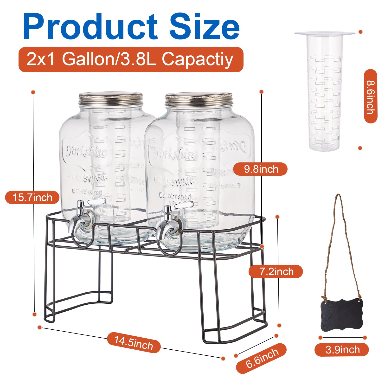 MQRFFTU wide-mouth design simplifies cleaning and quick refills for busy hosts.