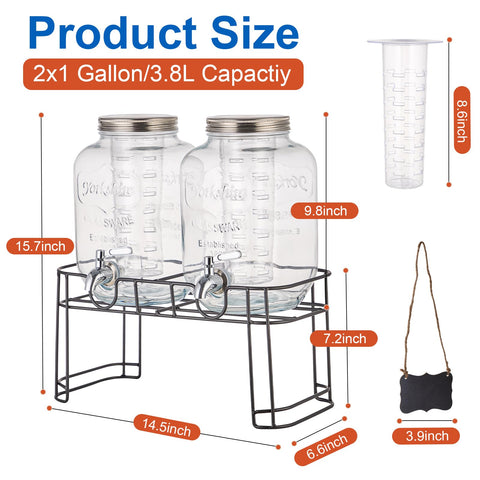 MQRFFTU wide-mouth design simplifies cleaning and quick refills for busy hosts.
