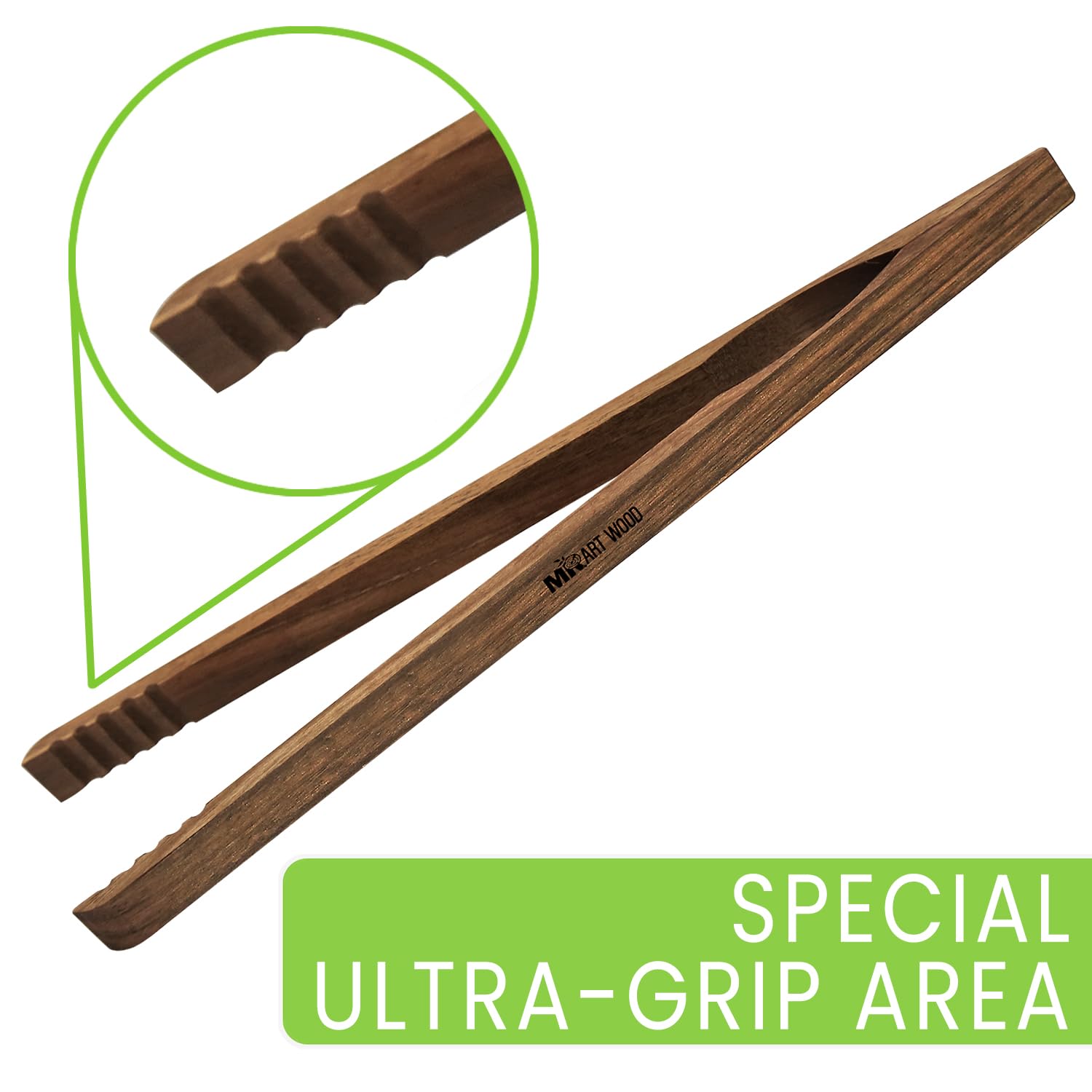 Mr.Art Wood easy-clean tongs simplify kitchen cleanup