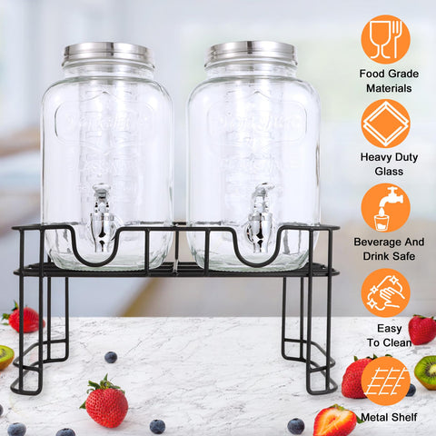 MR.KIANGCI dispenser stand provides stable presentation at events.