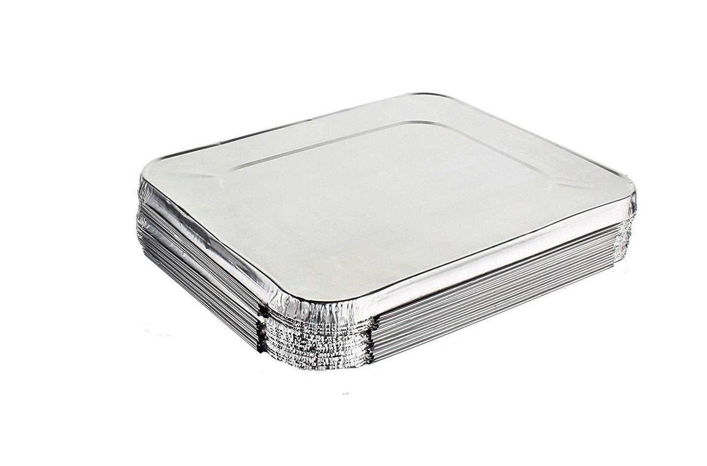 Mr Miracle seal-in-heat foil lid showing secure pan coverage for baking