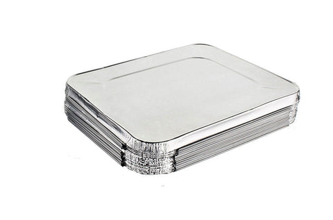 Mr Miracle seal-in-heat foil lid showing secure pan coverage for baking