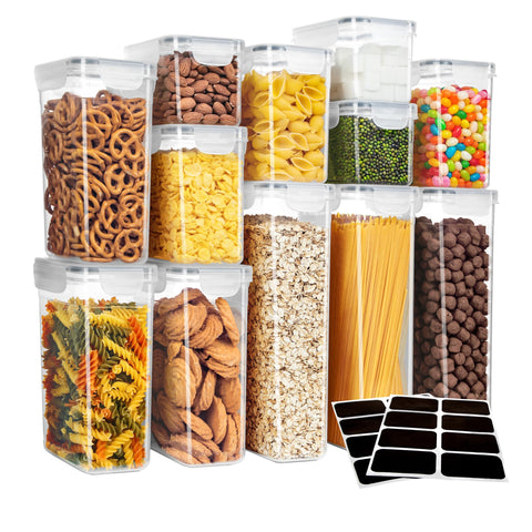 MR.SIGA extra-large airtight container with clear body for easy content identification and freshness