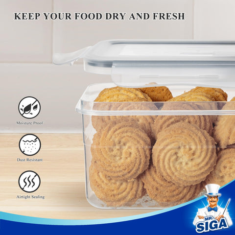 MR.SIGA small airtight container ideal for organized snacks and spices