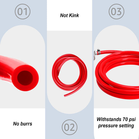 MRbrew CO2 tubing compatible with 5-16 inch barbs for secure connections