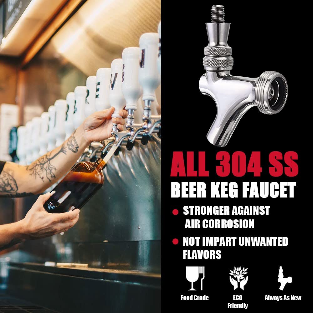MRbrew draft tap easy-clean design supports regular hygiene and maintenance