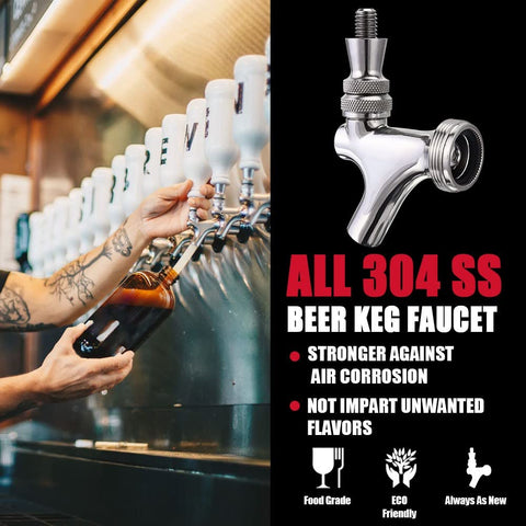 MRbrew draft tap easy-clean design supports regular hygiene and maintenance