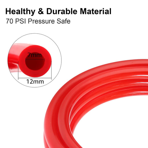 MRbrew PVC CO2 hose, food-grade and odor-free for clean gas flow