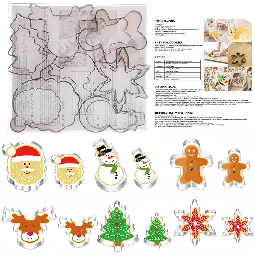 MrCookie Gingerbread Men cookie cutter bakes classic holiday biscuits.