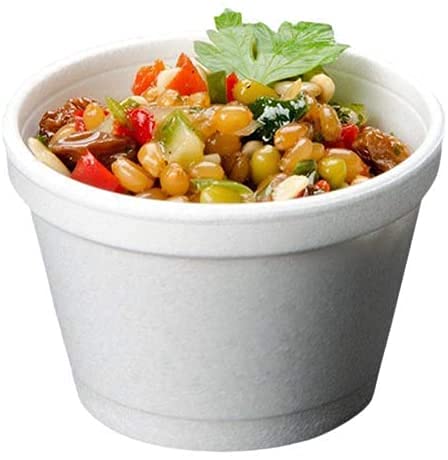 Space-saving stackable design of Mr Miracle foam cups.