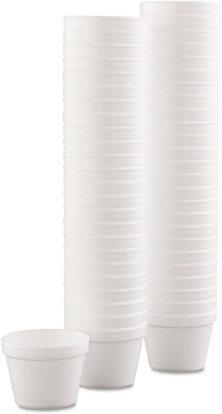 Translucent lid on Mr Miracle cup showing contents.