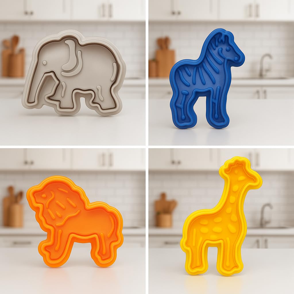 Mrs. Anderson's Animal Cracker Cutter lion shape for vibrant cookies