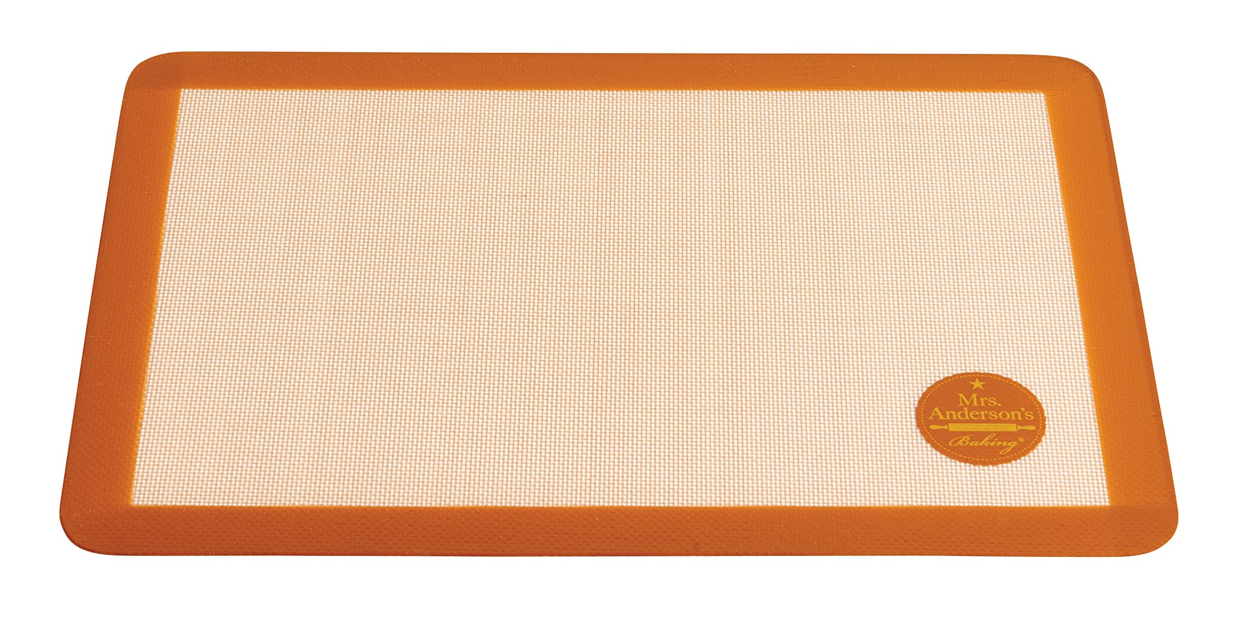 Mrs. Anderson's Baking mat on a sheet pan demonstrates even heat distribution.