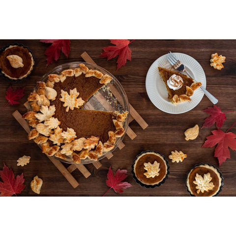 Mrs. Anderson's Baking heart cutout creates charming pie edge accents for gatherings.