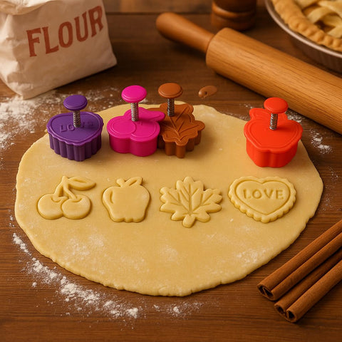 Mrs. Anderson's Baking leaf cutout adds natural detail to handmade pies and pastries.